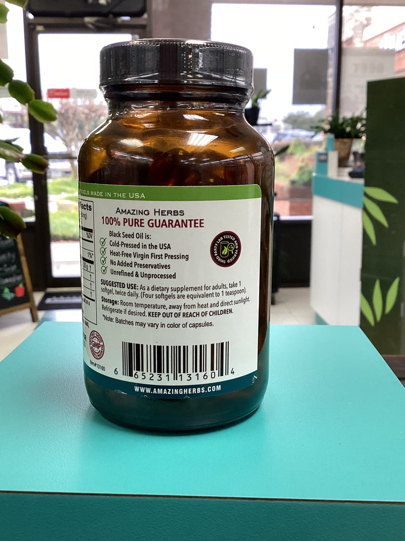 PREMIUM Black Seed Oil XL Softgels 1250mg