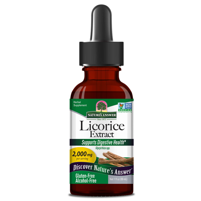 Licorice Root Liquid Extract 1oz Alcohol-Free