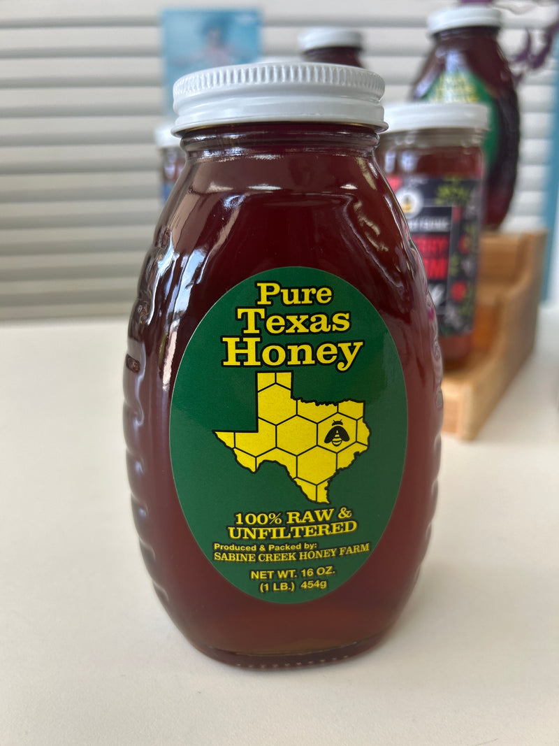 Pure Texas Honey 1lb glass