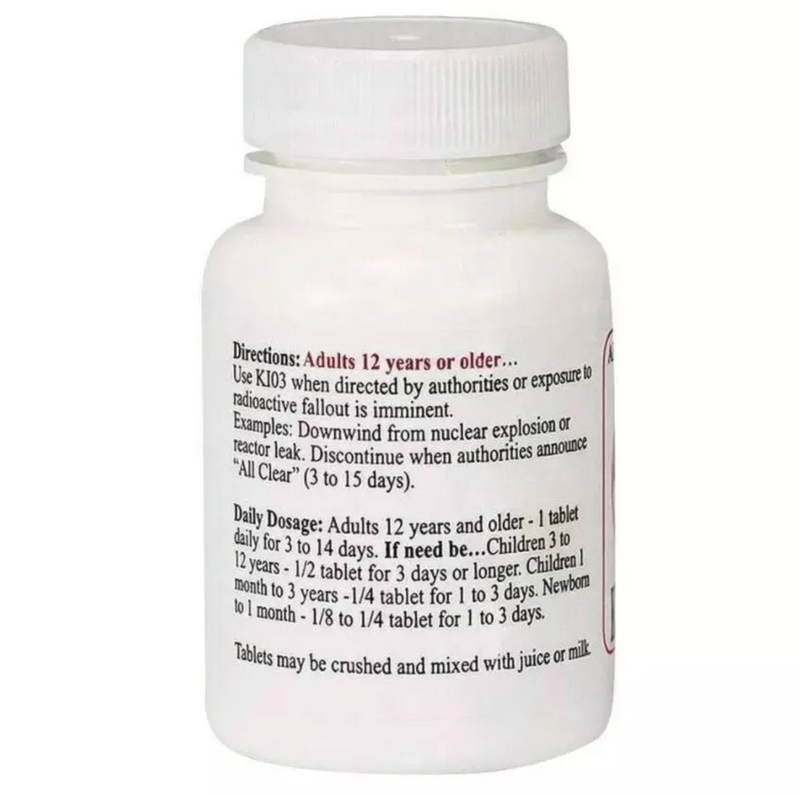 KIO3 POTASSIUM IODATE ANTI-RADIATION