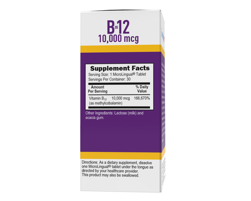 NO SHOT Methylcobalamin Extra Strength B-12 10,000 mcg