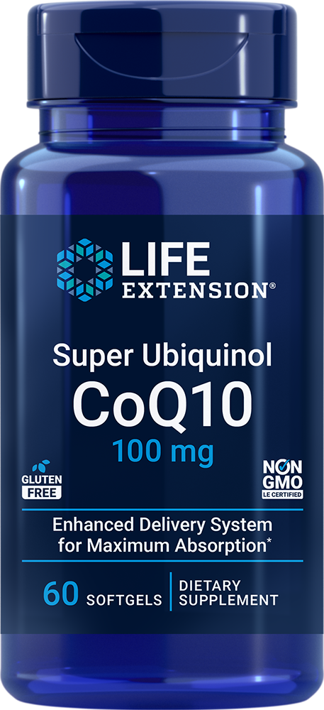 Super Ubiquinol CoQ10
100 mg, 60 softgels