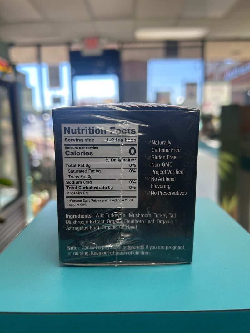 Turkey Tail Mushroom Tea SUPPORTS HEALTHY IMMUNE SYSTEM FUNCTION