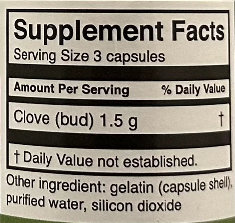 Oxygen-Wellness Co Fresh-Ground Cloves 100ct