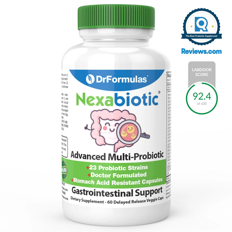 Nexabiotic® Advanced - Dr. formulated Best Probiotics for Women and Men with Prebiotics