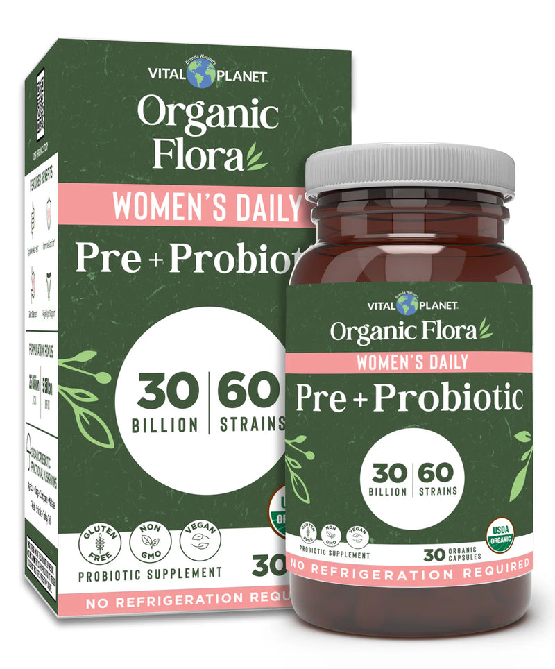 Vital Planet Shop  Organic Flora Women’s Daily Probiotic Supplement