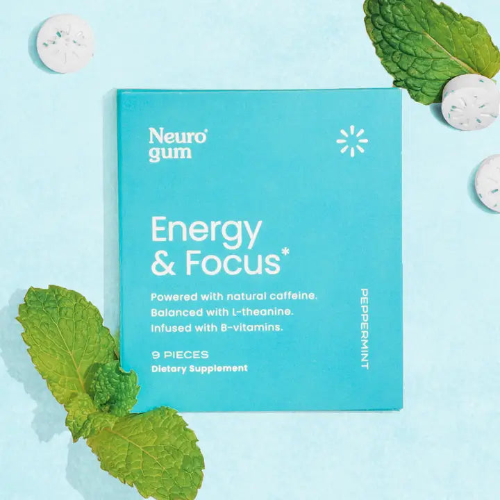 NEUROGUM ENERGY & FOCUS™ ATTENTION | COGNITION | PRODUCTIVITY