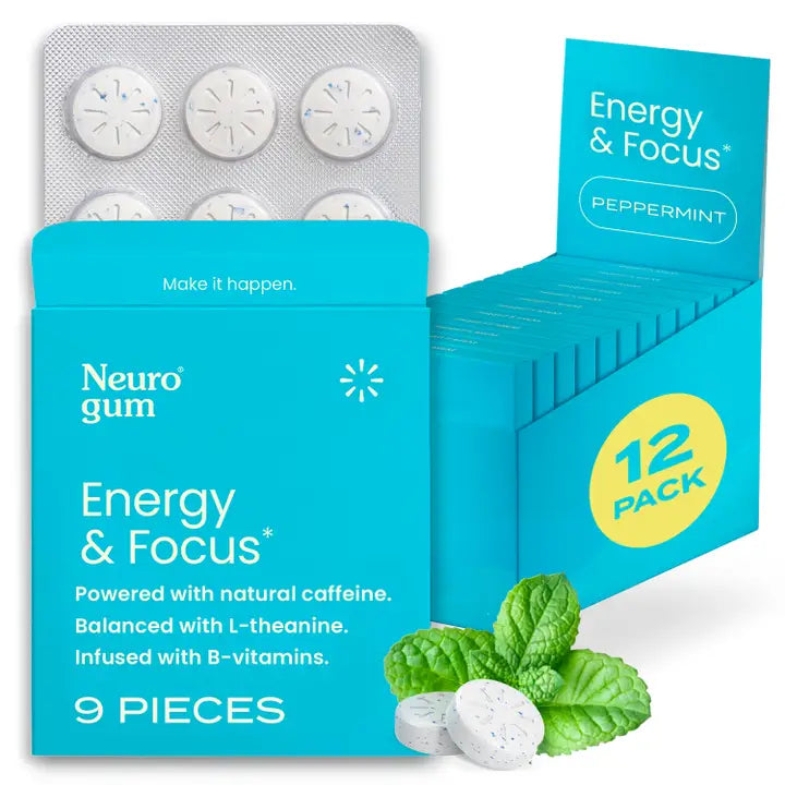 NEUROGUM ENERGY & FOCUS™ ATTENTION | COGNITION | PRODUCTIVITY