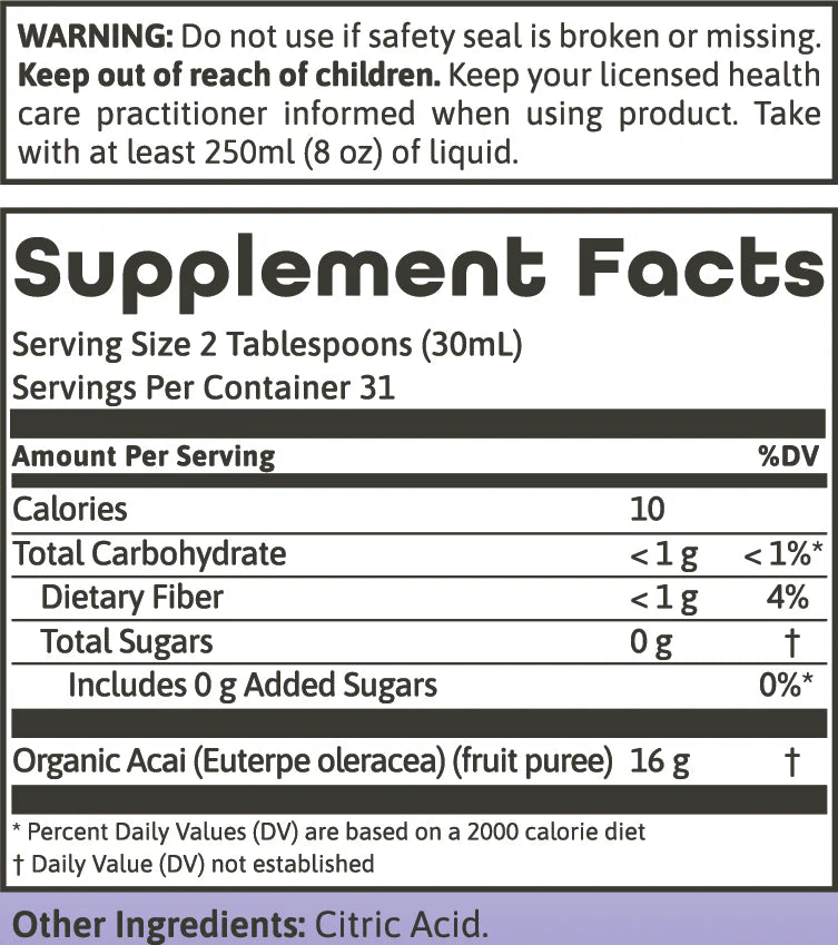 Acai Gold 32-Fl-Oz-(946-mL) Pure Juice
