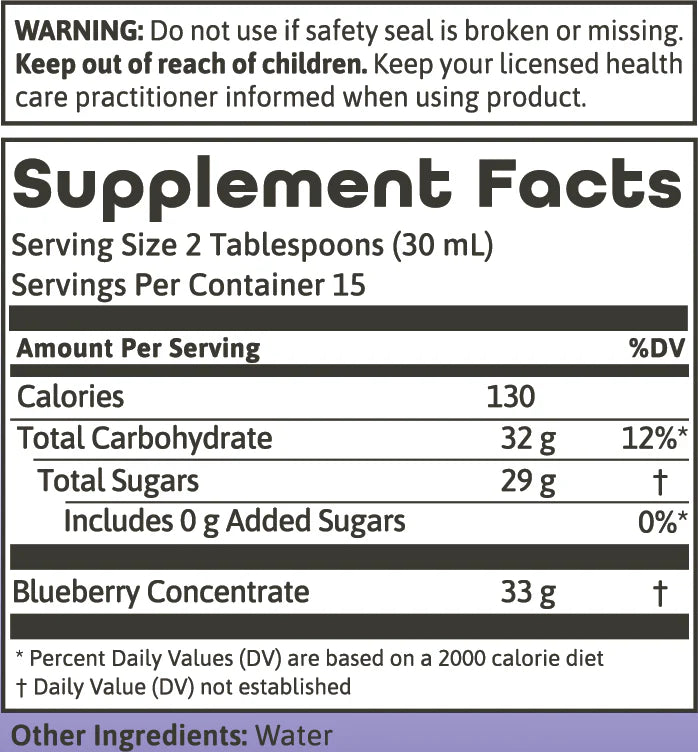 Blueberry Concentrate 16-Fl-Oz-(473-mL)