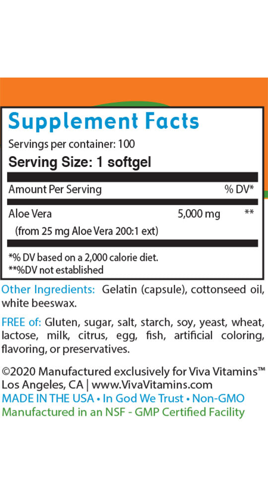 Aloe Vera 5,000mg