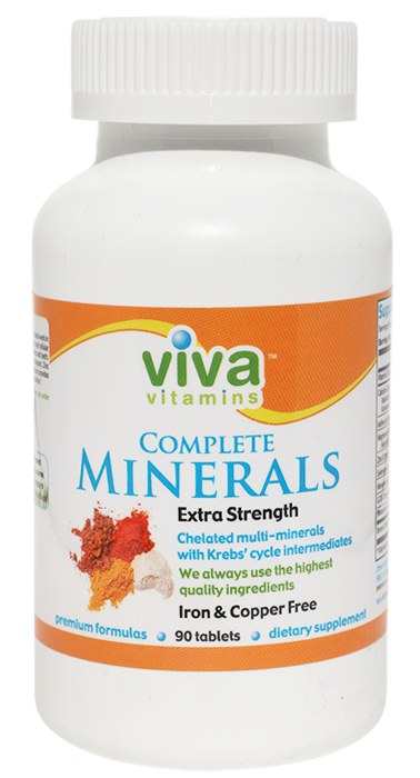 Complete Minerals Extra Strength - Iron and Copper Free