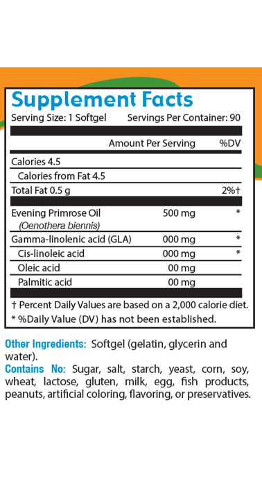 Evening Primrose Oil 500mg