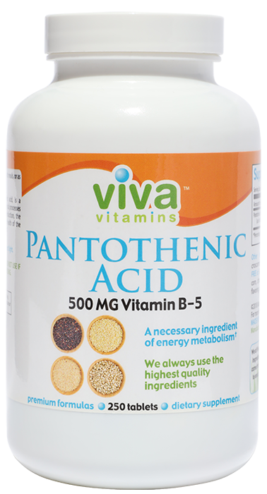 Pantothenic Acid 500 mg